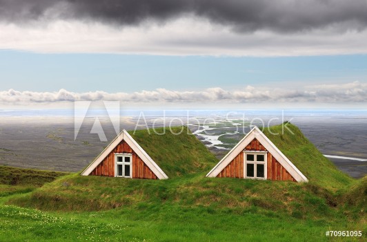 Picture of Traditional Farm Houses Iceland